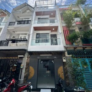 🔥BÁN NHÀ MỚI 1 TRỆT 2 LẦU + ST – 4x13m – HẺM XE HƠI 441LÊ VĂN QUỚI – GIÁ CHỈ 5.95 TỶ TL