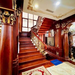 🔥Bán biệt thự MT Tân Sơn Nhì – 8x32m, hầm 4 tầng, gỗ quý, thang máy – Giá 58 tỷ TL