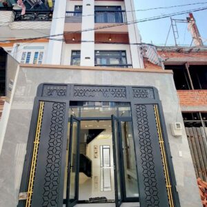 🔥Bán nhà mới hẻm 4m thông 1 xẹc Hương Lộ 2, P.Bình Trị Đông A, Bình Tân – DT 4×17,5m – 3 tấm 5,8tỷ