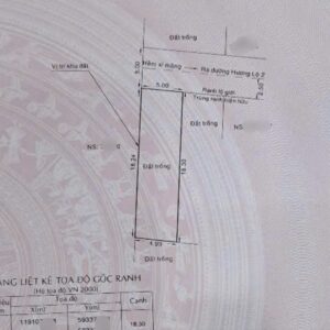 🔥Bán lô đất hẻm 6m – 704 Hương Lộ 2, P. Bình Trị Đông A, Bình Tân, hướng Bắc, giá 5.5 tỷ TL